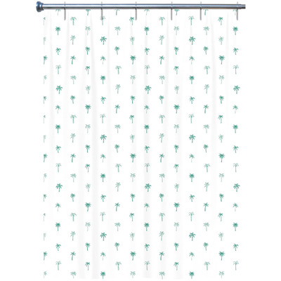 Cortina Wc 100% Peva 180x200 Cm Oasis Verde