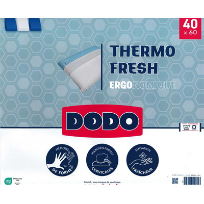 Almofada Dodo Technique Thermo Fresh Visco Elástica 40x60 Cm