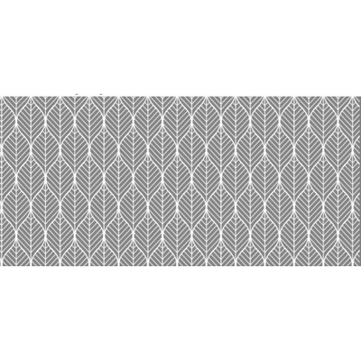 Passadeira Vintage Friedola 0,65x20 Ml - Graphic Leaves Gray