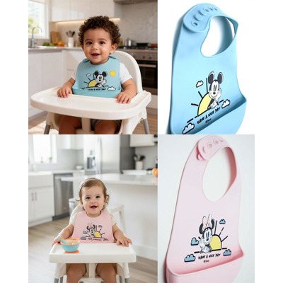 Disney Bib 100% Silicone 30x 23 Cm