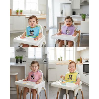 Disney Waterproof Bib 100% Peva 28x25 Cm