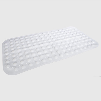 Tapete Banheira Gummy Branco 38x70cm