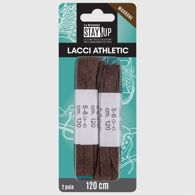 2 Pairs of Brown Shoelaces - 0.8x120cm