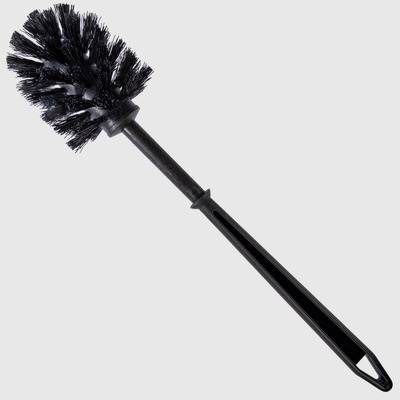Cepillo negro de inodoro Palia de PVC