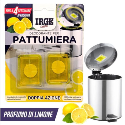 Perfume para papelera de cítricos - Set 2 unidades de 7 gr