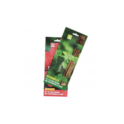 30 palitos de incienso de citronela o geranio