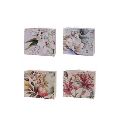 Bolsa de papel 4 diseños 31x12x26 cm - Ref 118007