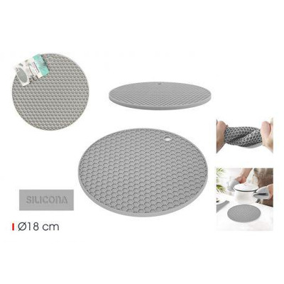 Pega Cozinha/ base para Tacho Silicone (tpr) D18cm Sortida