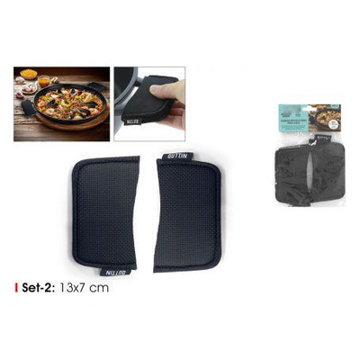 Pega Cozinha Proteção Tacho Neoprene - Conjunto de 2 - 13x7cm