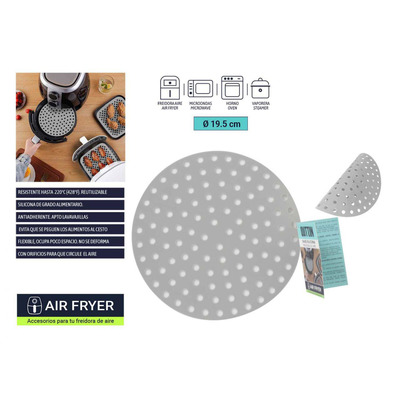 Base de Silicone para Airfryer Redonda D18,5 Cm