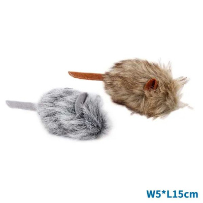 Brinquedo para Gatos - Ratinho de Peluche L5xc15 Cm